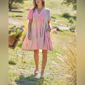 9seed Tie Dye Swing Dress Size Small